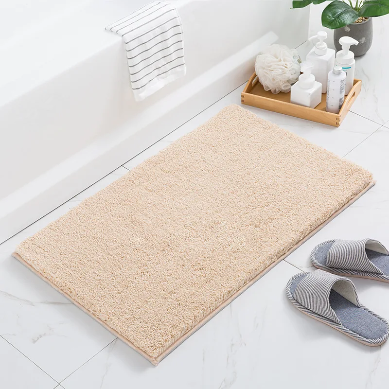 High Quality Machine Made 100% Polyester Modern Style Bath Mats Super Absorbent Bath Mat For Home Decor factory