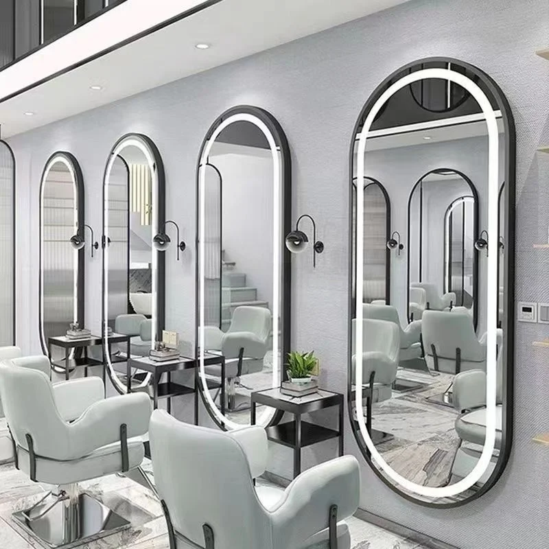 product smart touch switch three color defogger bluetooth wall mounted led bathroom mirror-4