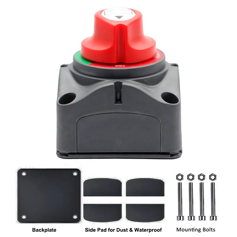 12V-48V Battery Disconnect Master Power Cut-off Switch For RV, ATV, Car, Marine Boat UTV - Battery Switch, Isolator Switch - View #12