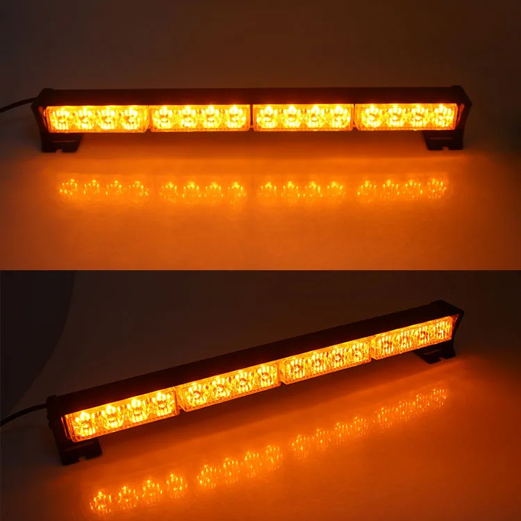 12V 16 LED Car Truck Emergency Strobe Light Flashing Warning Lights bar Red Blue Yellow Signal Lamp