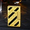 Intarsio a strisce di lusso in oro