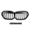 2 listones negro brillante