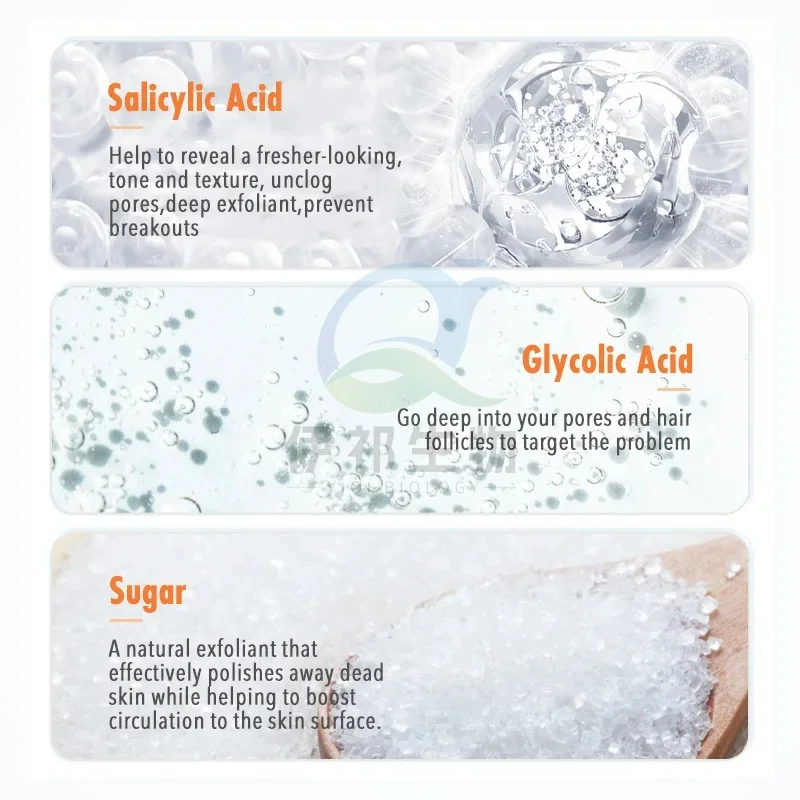 Bha Top Salicylic Acid Glycolic Acid Skin Revive Exfoliating Body Scrub