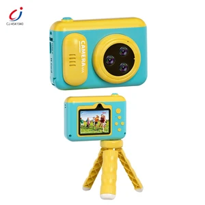 Chengji Kids Electronic Digital Video Camera Toys Child Cartoon Multifunctional Music Kids Vlogging Camera with Tripod