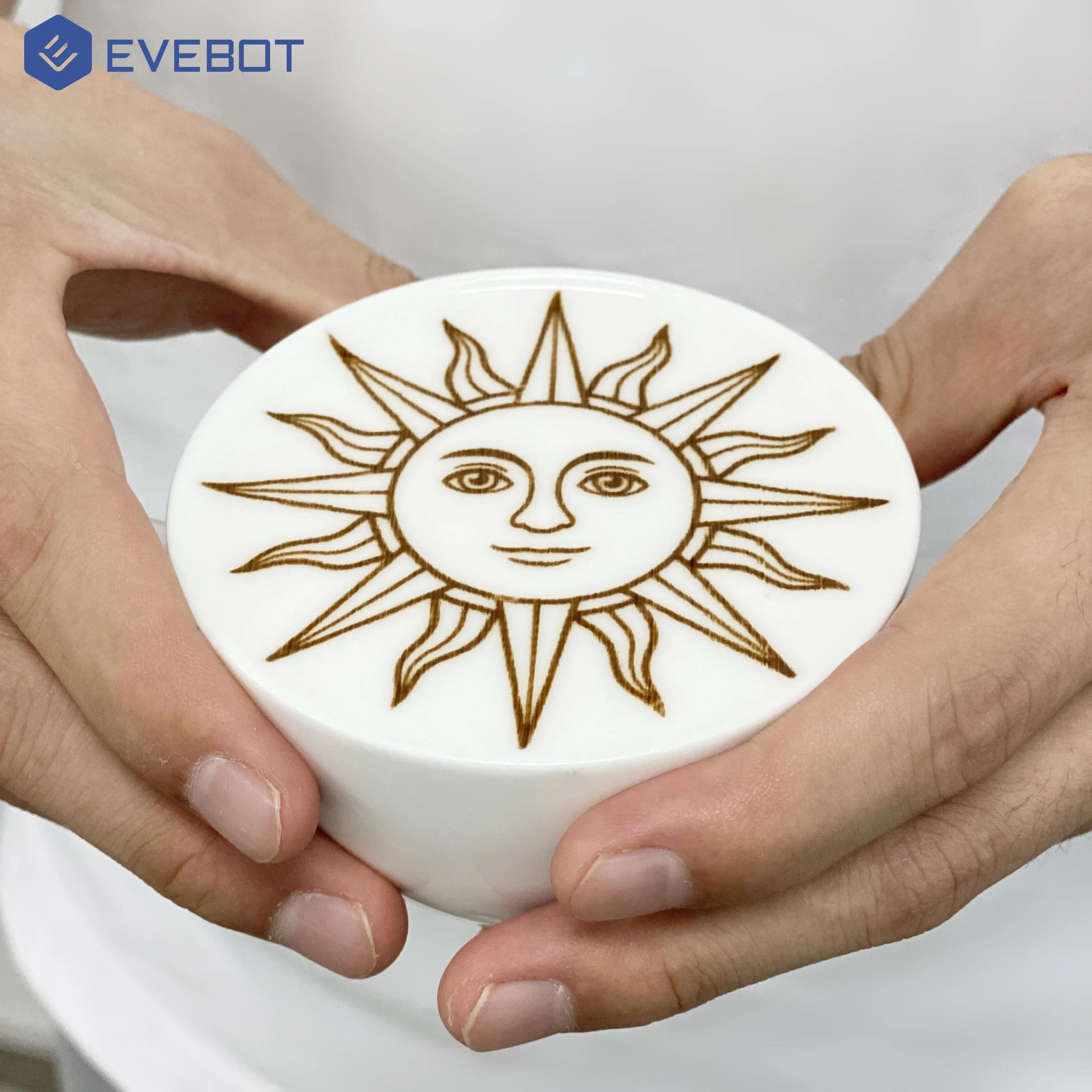 EVEBOT EB-Pro 600 DPI ラテアートプリンター 3D エスプレッソ
