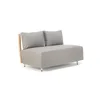 Armless sofa