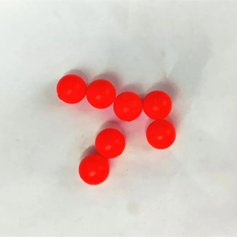 CHXFOAM Floats Red Color EPS Foam Round Popup Beads Fishing Bobber Buoys Floats for Fly Fishing Tool Accessories