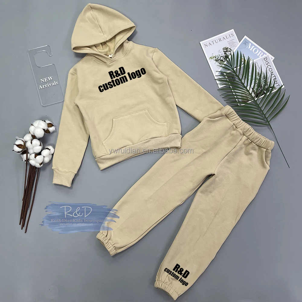 Oem Custom Tracksuits For Kids Unisex Children Tracksuits Training