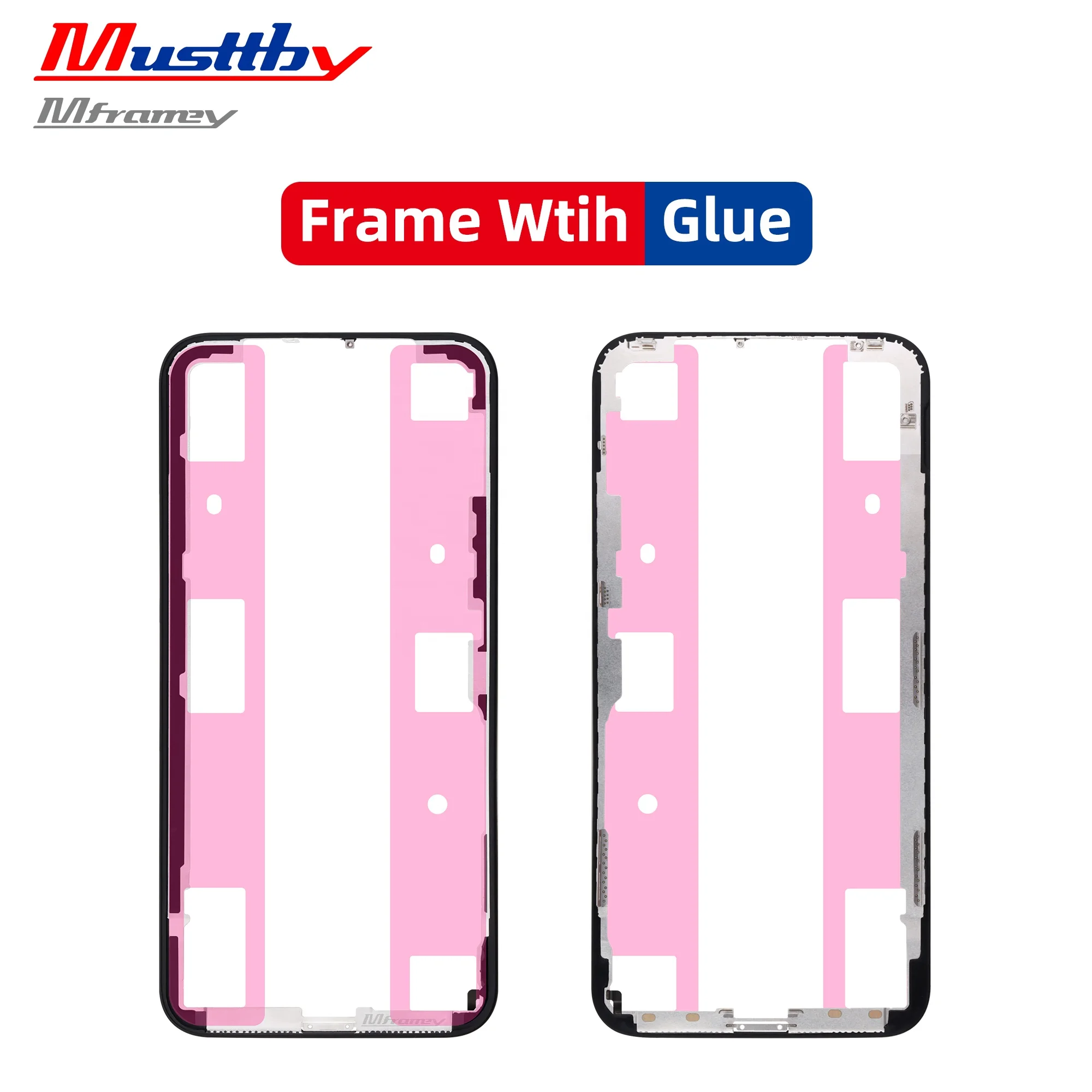 Musttby Phone Front Bezel Frame With Adhesive Tape For Iphone13 13pro ...