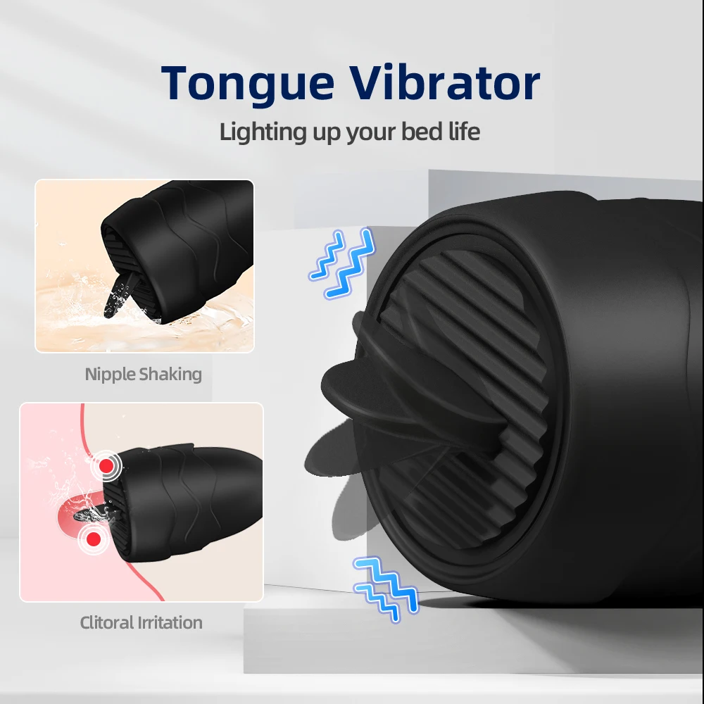 Wireless 10-Speed Dual Stimulation Nipple Clamp Durable 10-Vibration Battery-Powered Dildo Vibrator USB Comfortable Vibrators