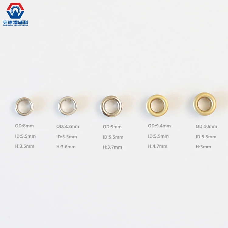Stainless Steel Rope Eyelets Metal Decorative Leather Wholesale Various