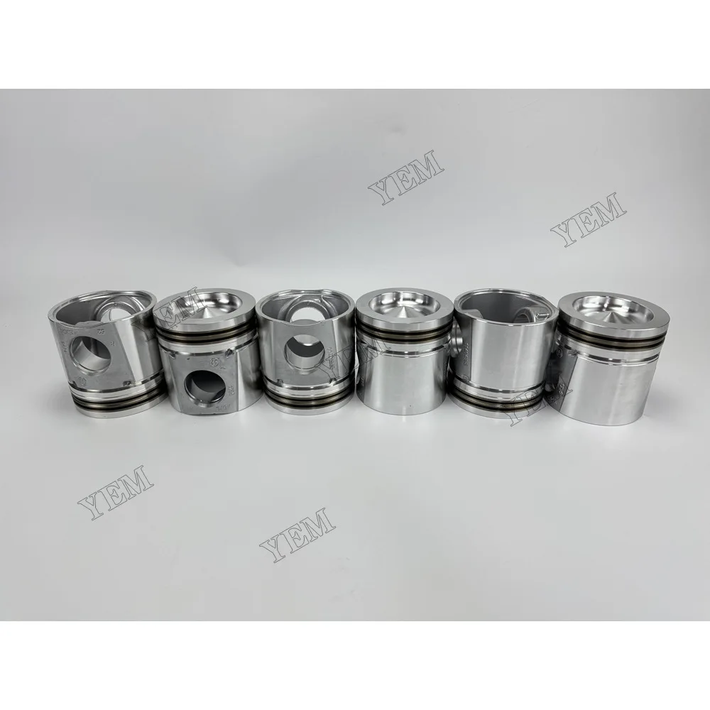 For Komatsu 6D114E-3 Piston and Pin Clip 4933120 Replacement Engine Parts 2