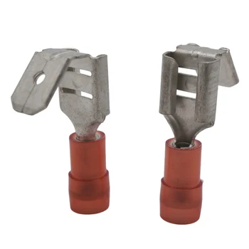 Type PGN Nylon Insulated Double Crimp Piggy-Back Quick Disconnects Efficient Terminal Connection/Disconnection Copper Automotive