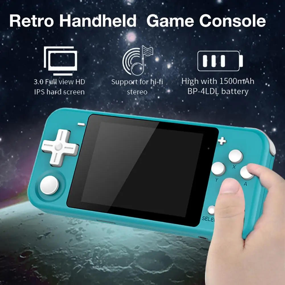 Powkiddy Q90 - High Quality Handheld Game Player with 2000+ Games