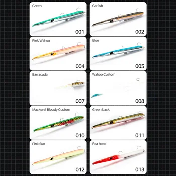 Big Javelin Lure Pencil Bait Artificial Hard Bait Sea Fishing Long-Casting Sinking/Surfacing VMC Hook Integrated – Pencil – view 5