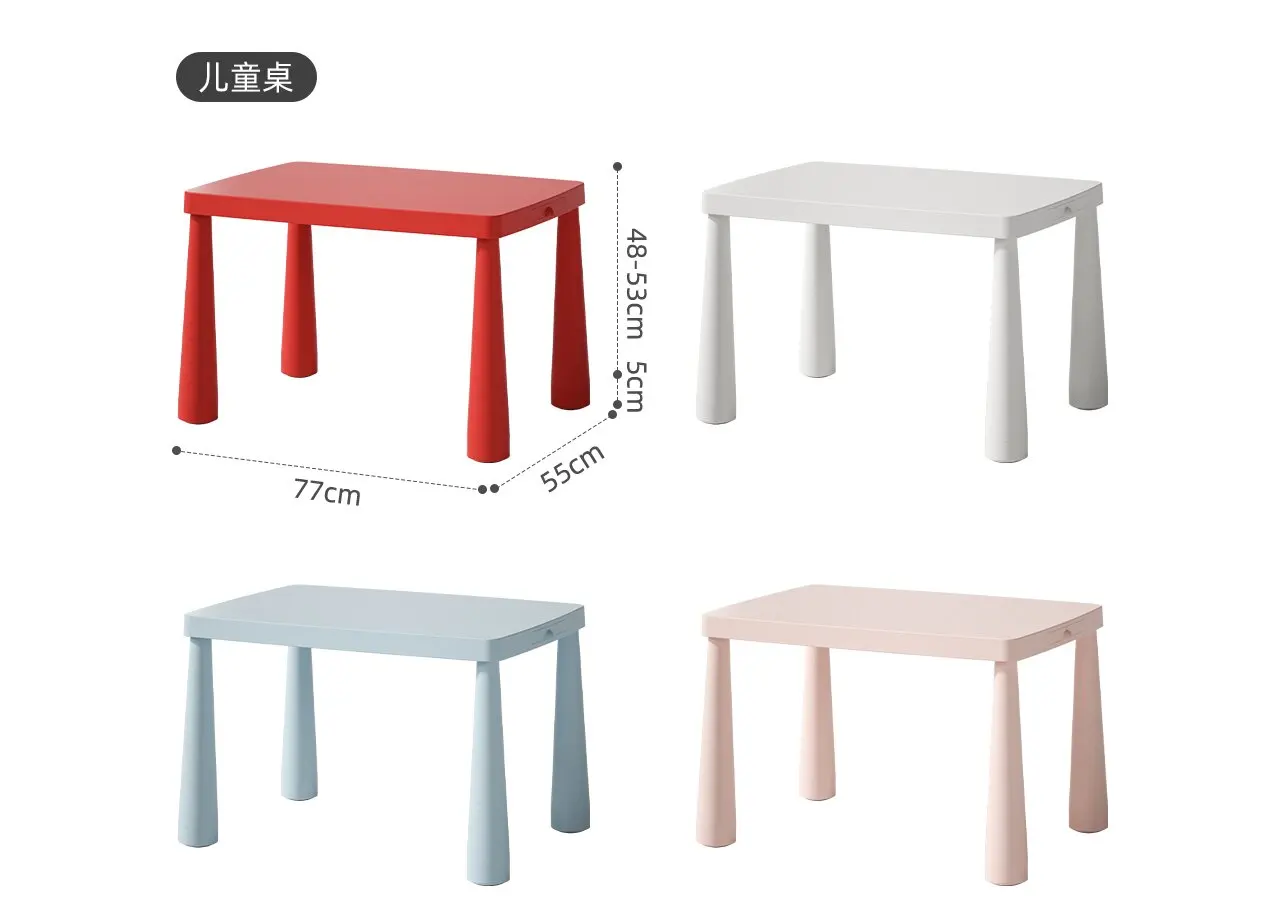 Professional Manufacture Cheap Child Study Chair Table Set Plastic Table and Chairs Sets