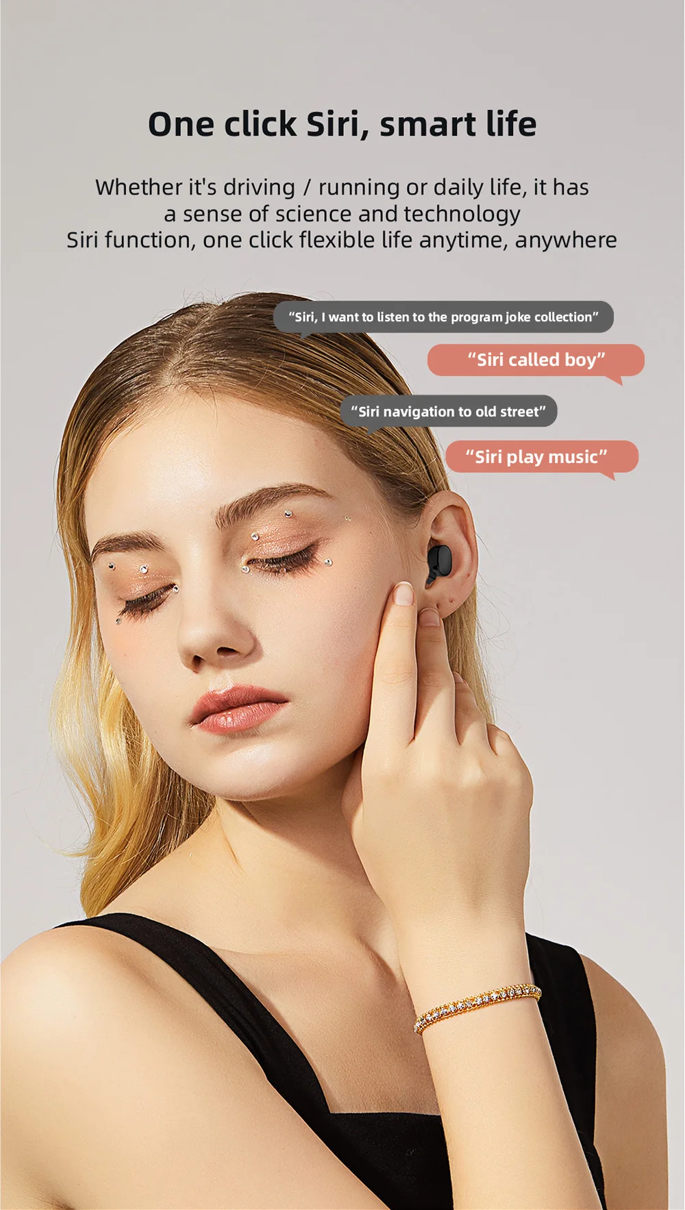 Air3 Bluetooth Headset 5.1 Wireless Earbuds Touch Control Tws Earphone