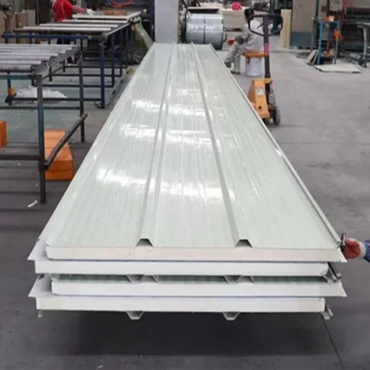 Steel Sandwich Panel with Aluminum Color PU Foam & Structural Insulated Roof Metal Sheet Durable Stylish Sandwich Panels Product