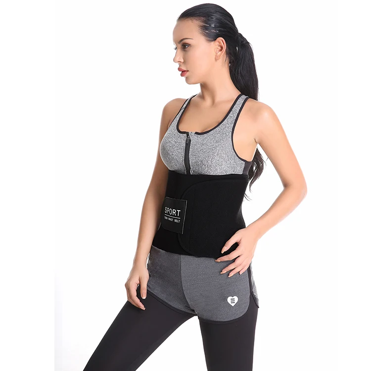 Neoprene Material Magic Paste Closure Free Size Boneless Waist Trainer Belt for Man and Women