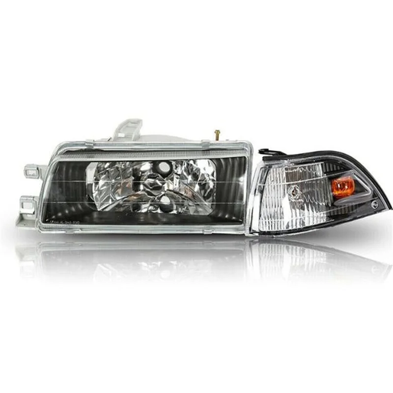 AE92右ヘッドライト Ae92 Black Led Headlight Corner Lights for Corolla Ee90 1988 to