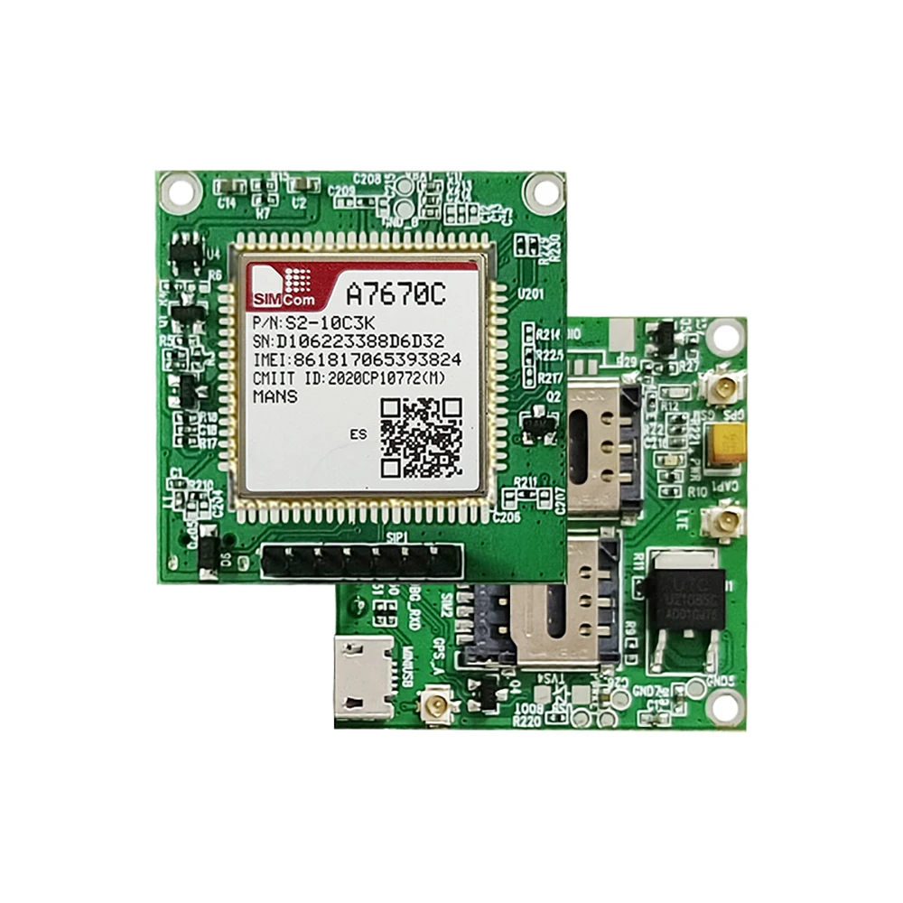 Simcom A7672e-fase Development Board A7672e-fase Lte Cat1+voice+bt+gnss ...