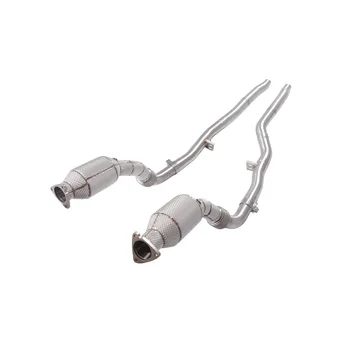 YT Exhaust Downpipe for Audi A6  C6 3.0T   Catalytic Converter Header