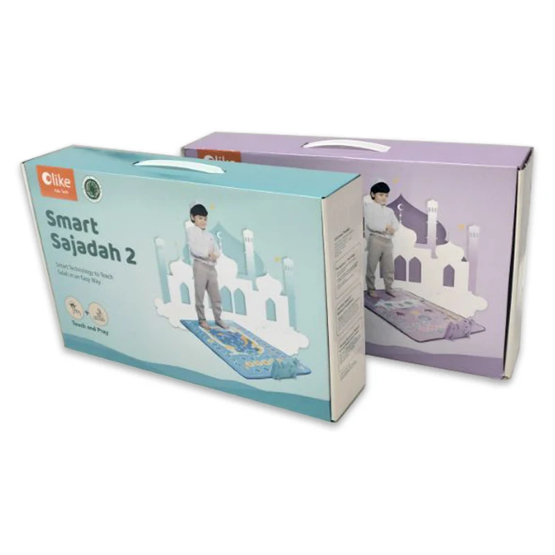 Новый ассортимент противоскользящая подложка электронный интерактивный дорожный мусульманский детский молитвенный коврик с голосовым исламским