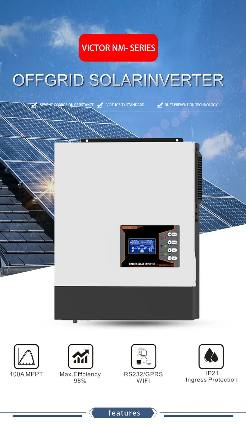 Solar Mppt On Grid Inverter Voltronic Off Grid 12kw Inverter 10kw Off ...