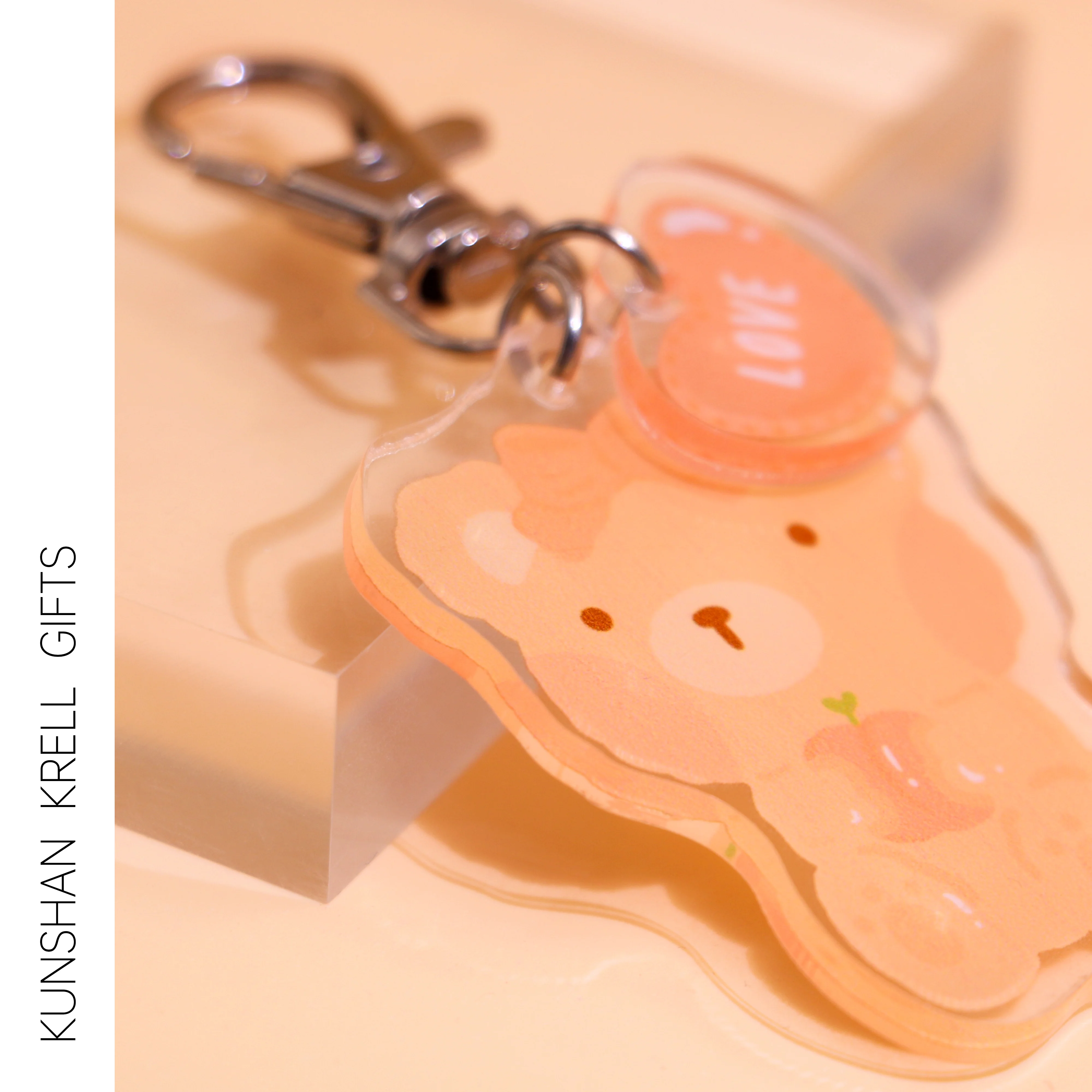 Wholesale Manufacture Acrylic KeyChain Custom Printed Acrylic Charms