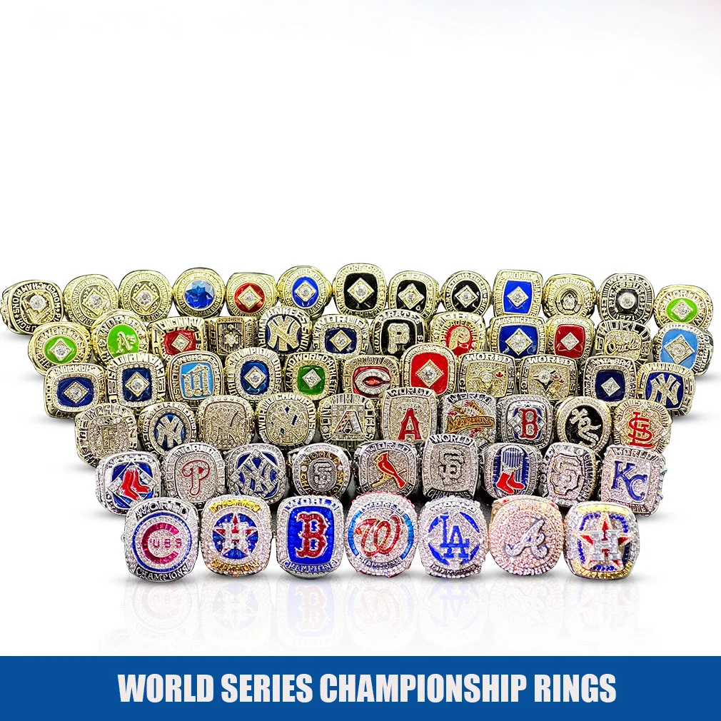 1960-2023 MLB Championship Rings High Quality Custom Sports