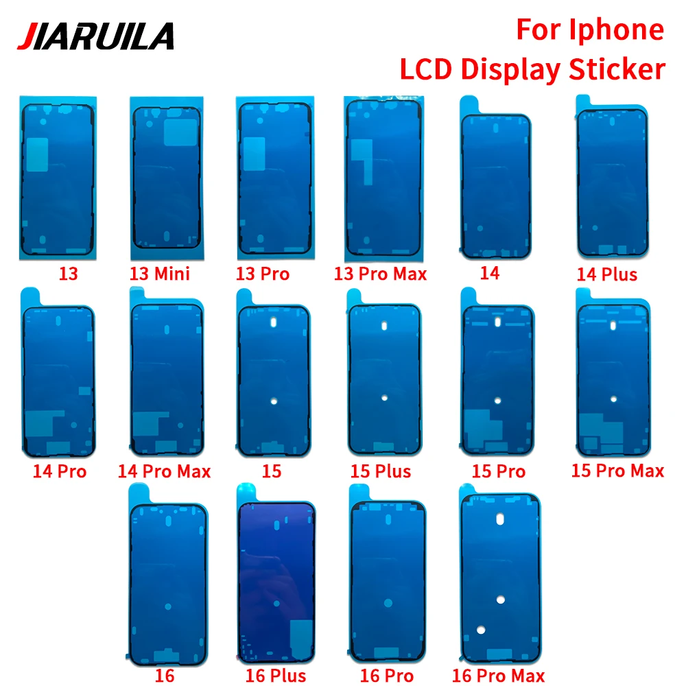 Joint D'étanchéité Adhésif écran Pour IPhone 12 Mini / IPhone 13 Mini - Noir - Garantie 2 Ans