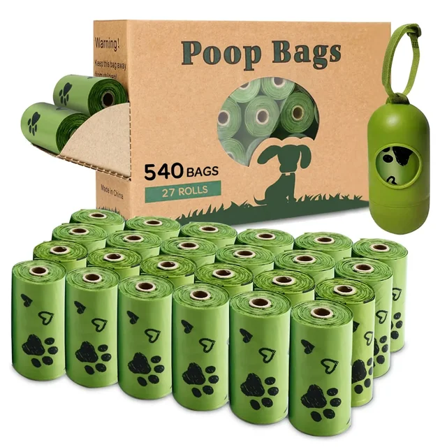 Wholesale Products Eco-Friendly Bio Degradable Dog Eco Friendly Compostable Biodegradable Poop Bags Disposable Pet Dog Poop Bags