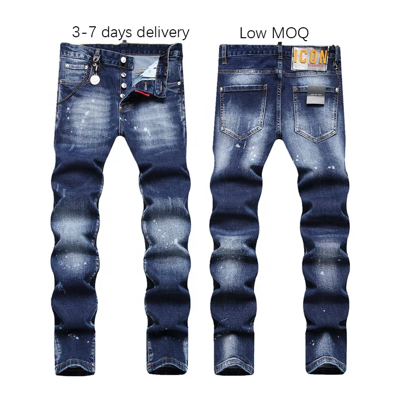 Streetwear Denim Jeans Slim Straight Korean Style Designer Jeans For ...