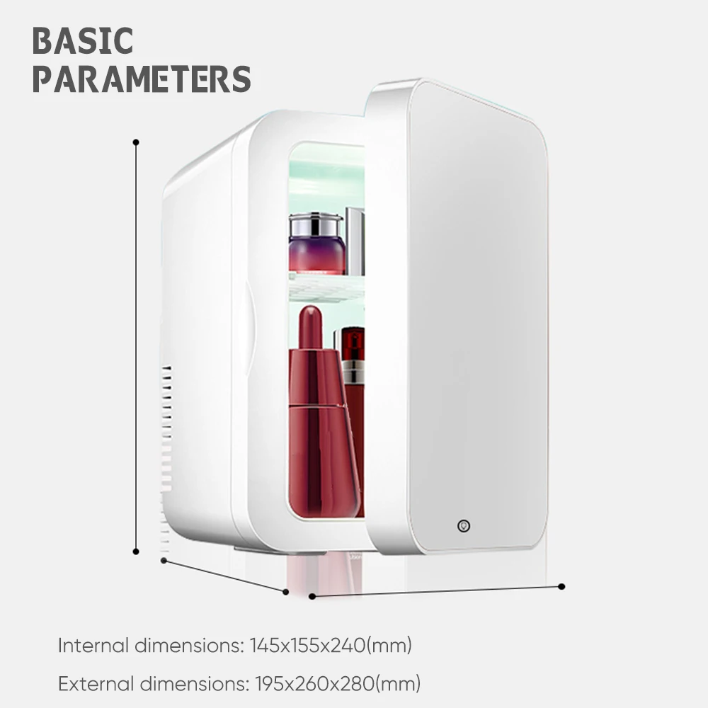 High Quality 2 In 1 Mini Refrigerator Cosmetic Portable Small Skincare