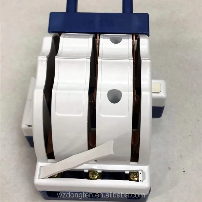 3P Knife Switch - 100A Doublethrow Wave Style for 20000 Cycles