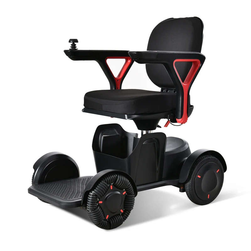 Unique Omni-Directional Wheels Electric Wheelchair Auto Folding with Smart App Control-Smart Wheels Mobility Solution details