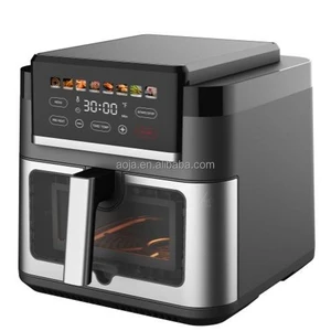 Excellent Digital Electric air Fryer Free Control air Fryer Distributor 6l 7l 8L Large Capacity air Fryer With Glass Cooking Pot