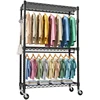 3 Tier with 2 rod (Black)