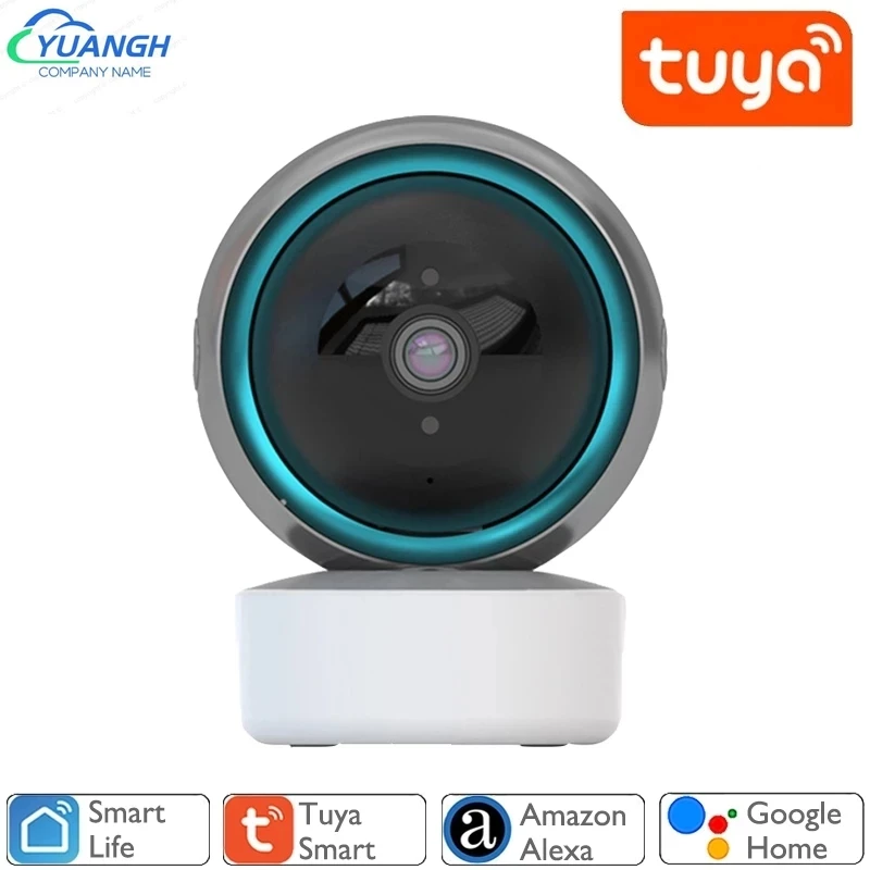 Innotronik Tuya Wifi Smart Home Camera Indoor Baby Monitor Camera Mini Camera 360 Degree Wireless CCTV