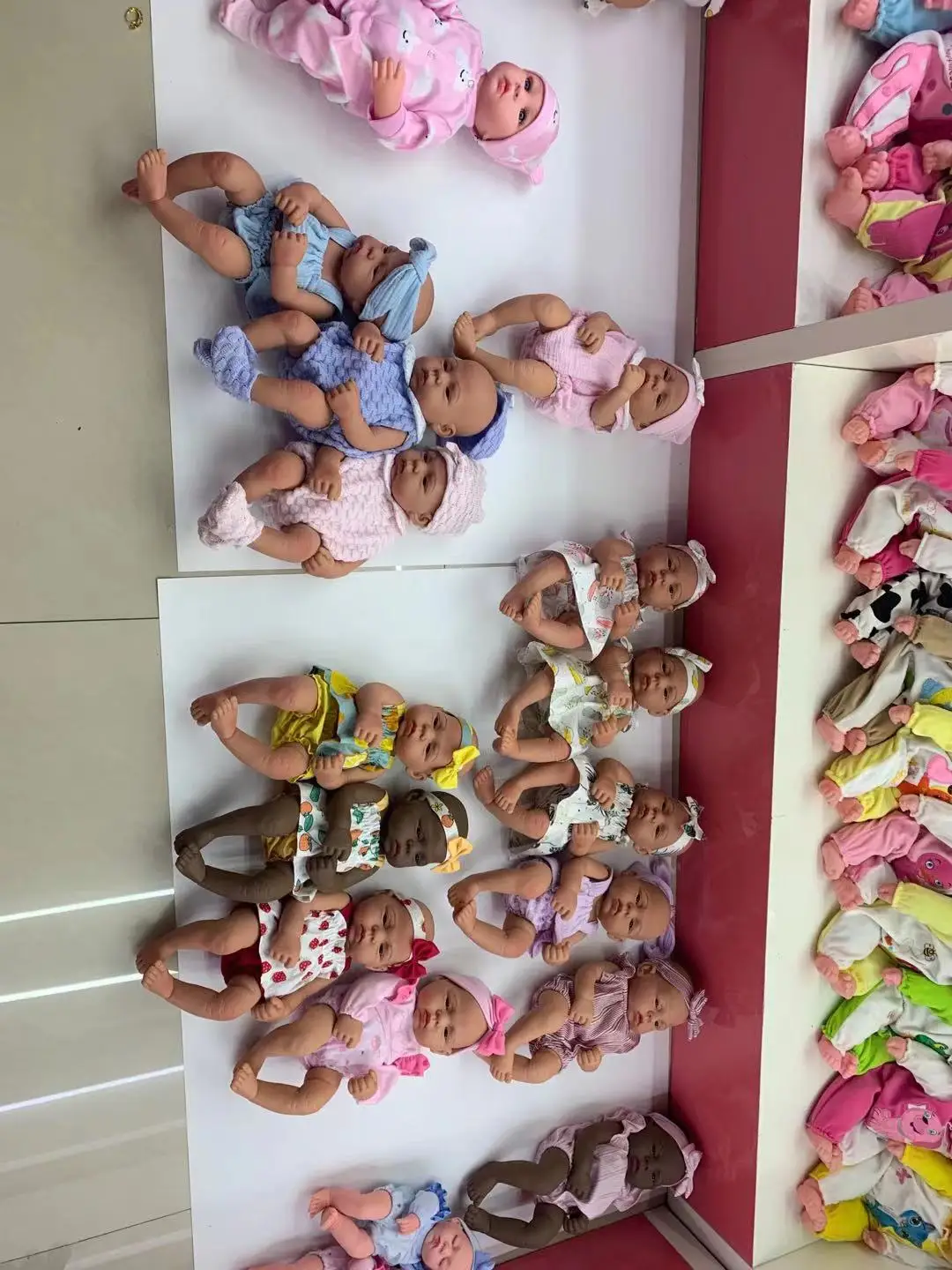 20 Inch Diy Blank Reborn Baby Doll Parts Sleeping Loulou Unpainted Unfinished Doll Parts Baby