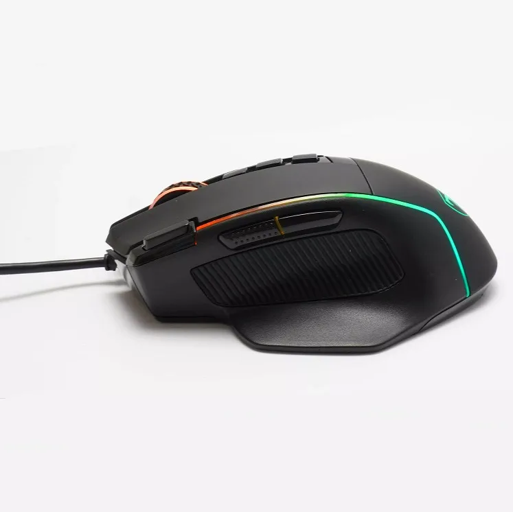 Wholesale 9 Programmable Buttons 14400 DPI Computer Glowing Wired Gaming Mouse for Laptop PC Gamers