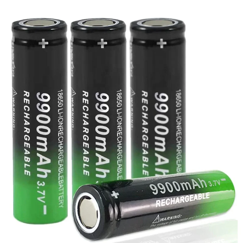 18650 3.7v Li-ion Rechargeable Battery 9900mAh