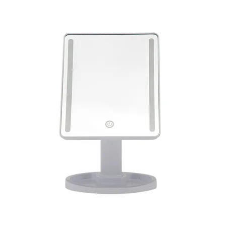 360 degree adjustable ingenious led cosmetic mirror screen touch Smart make up vanity mirror with led lights