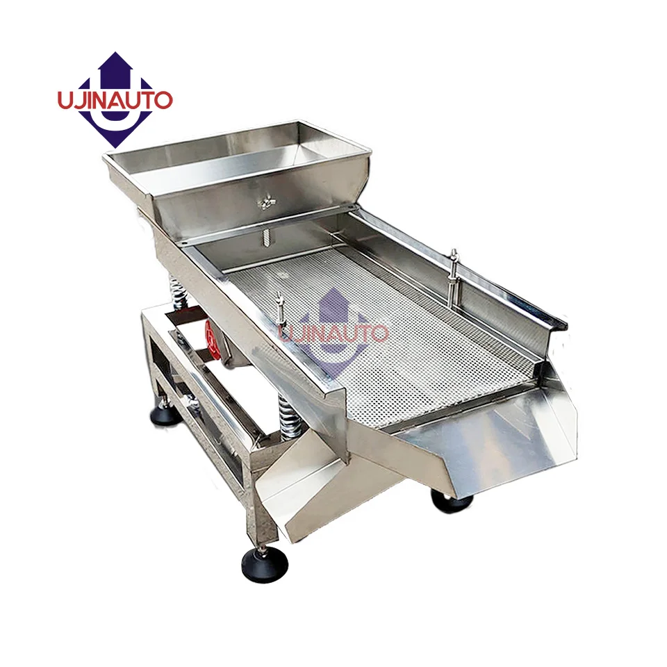 High Capacity Square Linear Vibrating Screen for River Sand Screening Machine Manufactured with Food Processing Application Mind