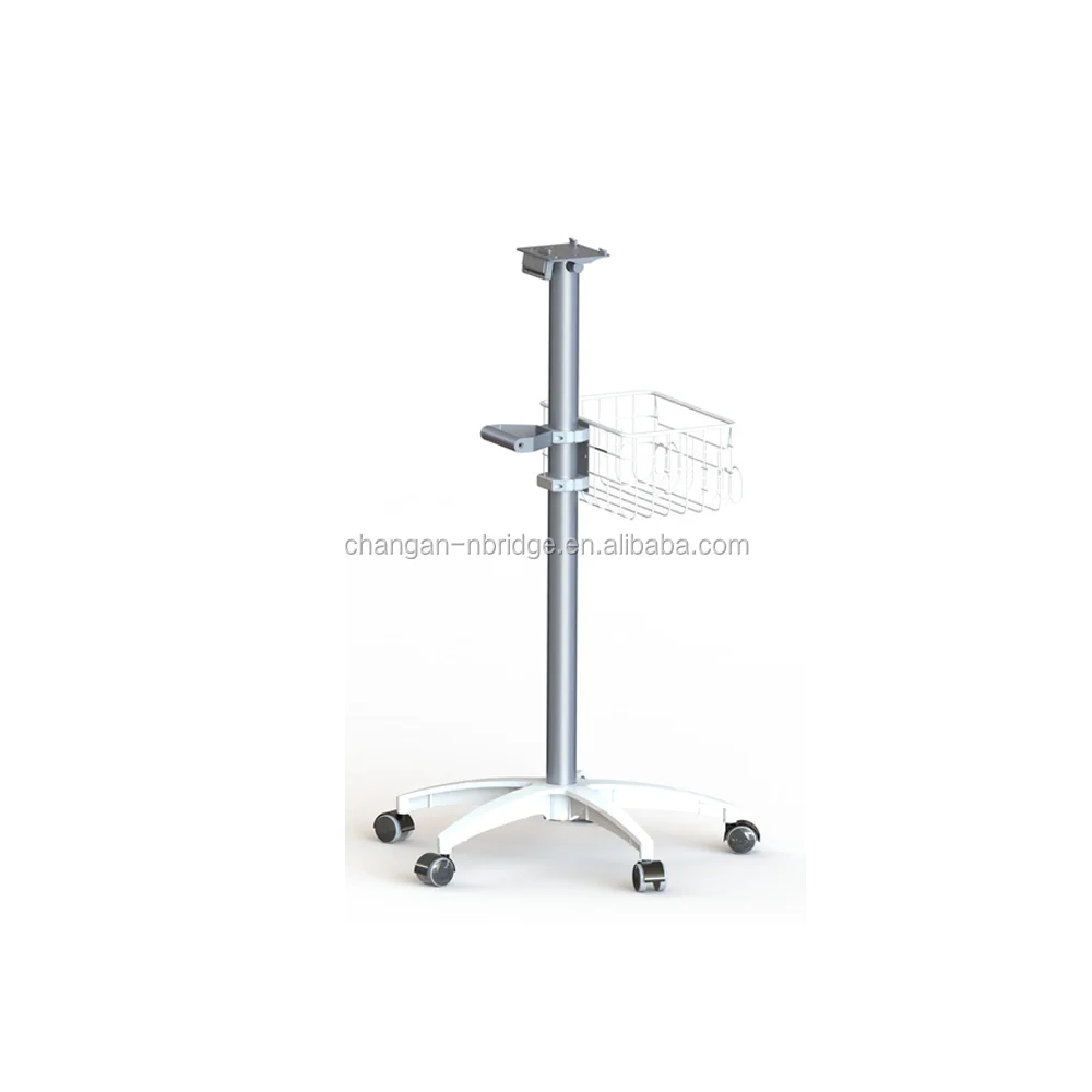 Custom Cabinet Specific Patient Monitor Stand As Hospital Trolly in Medical Tablet Cart
