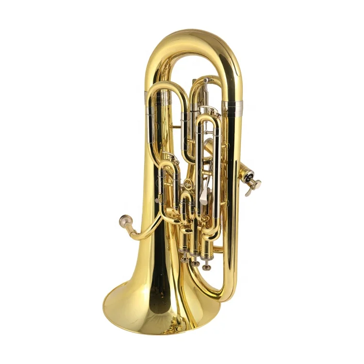 Прямая продажа с завода, музыкальный инструмент Brasswind, золотой лак, Euphonium