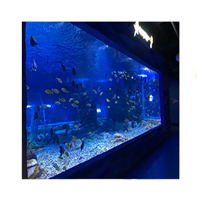 PG Shanghai Rectangular Acrylic Fish tank of Luxury Home for Custom Commercial square to Rectangle clear Aquarium Luxury Glass
