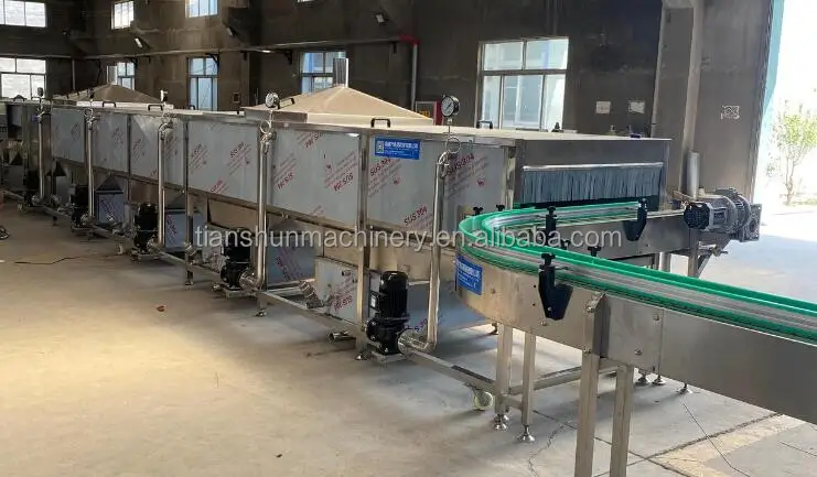 Continuous Spray Pasteurizer Tunnel Pasteurization Sterilizing Cooling ...