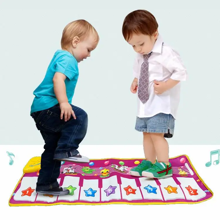 KIDS ELECTRONIC ANIMAL HOPSCOTCH MUSICAL TOUCH PLAY MAT MUSIC SOUND FUN PLAY TOY 