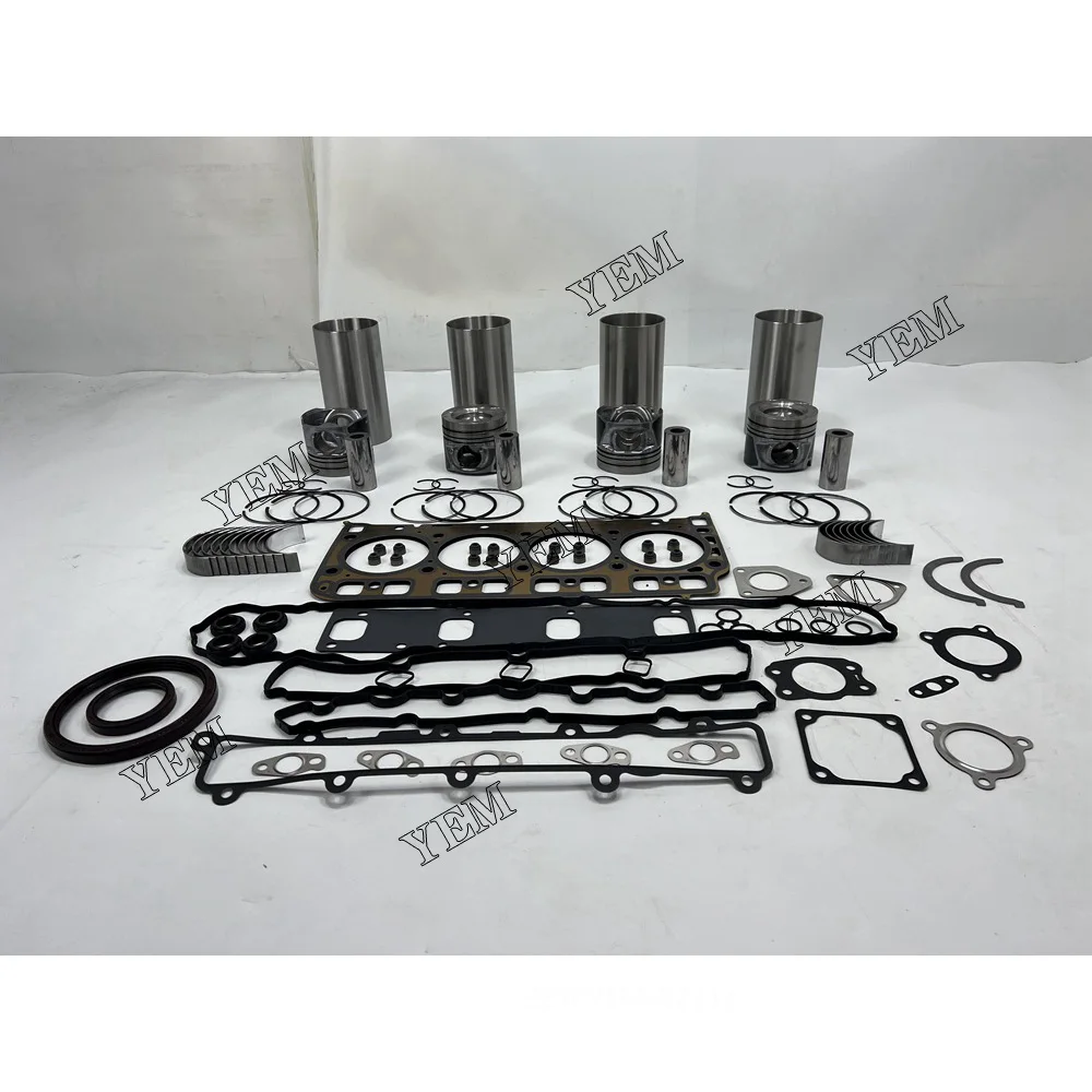 D34 Cylinder Liner Kit for Doosan Excavator Part Genuine Engine Parts 6